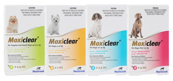 Moxiclear - For PuppiesDogs Up To 4kg