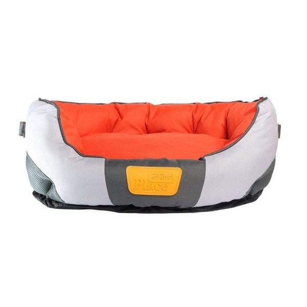 GiGwi Canvas Round Bed - Orange